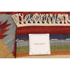 Flat-weave Anatolian Red Wool Kilim
