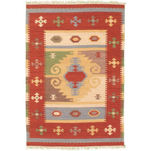 Flat-weave Anatolian Red Wool Kilim