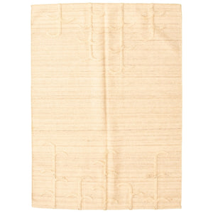 Flat-weave Ankara Ivory Wool Kilim