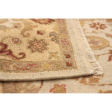 Flat-Weave Lahor Finest Cream Wool Tapestry Kilim