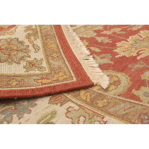Flat-Weave Lahor Finest Red Wool Tapestry Kilim