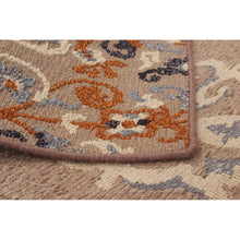 Flat-Weave Tamar Tan Wool Tapestry Kilim Rug