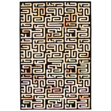 Black Ivory Gia Patterned Soft Rug