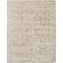 Hand Loomed Galleria Beige, Grey Silk Soft Rug