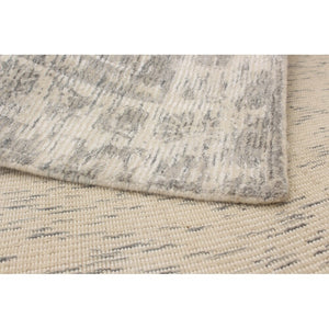 Hand Loomed Galleria Grey Silk Soft Rug