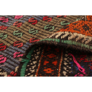 Hand Woven Bohemian Red Wool Sumak