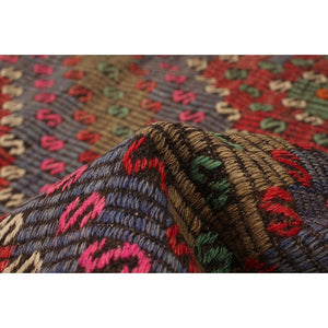 Hand Woven Bohemian Red Wool Sumak