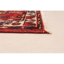 Hand-knotted Andelz Dark Red Wool Soft Rug