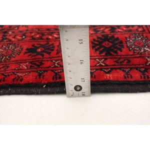 Hand-knotted Finest Khal Mohammadi Red Wool Soft Rug