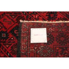 Hand-knotted Finest Khal Mohammadi Red Wool Soft Rug