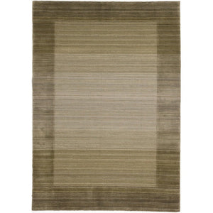 Hand-knotted Gabbeh Riz Beige, Brown Wool Soft Rug