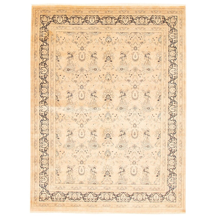 Hand-knotted Pako Persian Beige Wool Soft Rug