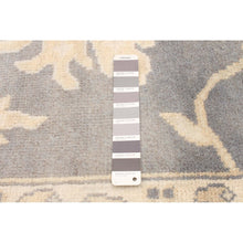 Hand-knotted Royal Oushak Grey Wool Soft Rug