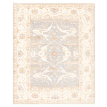 Hand-knotted Royal Oushak Grey Wool Soft Rug