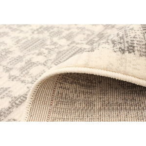 Cream Grey Tibet Transitional Soft Rug