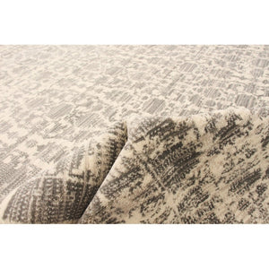 Cream Grey Tibet Transitional Soft Rug