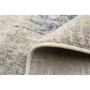 Taupe Multicolor Abstract Casual Soft Rug