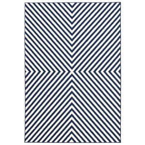 Geometric Indoor/ Outdoor Soft Rug