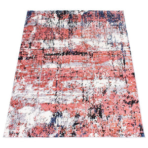 Pink Marble Modern & Contemporary Soft Rug