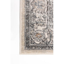 Cream Grey Tabriz Casual Soft Rug