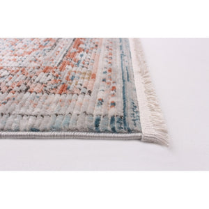 Blue Copper Bohemian & Eclectic Soft Rug
