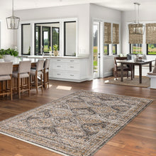 Taupe Bohemian & Eclectic Soft Area Rug