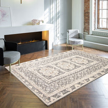 Cream Tribal Casual Soft Rug