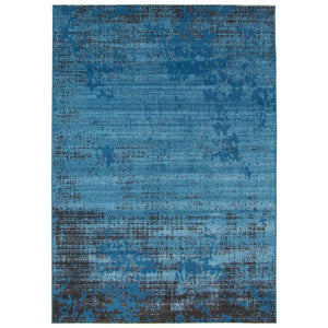 Vintage Distressed Blue Soft Rug