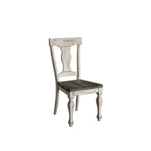 Eleanor Grey Two-Tone Square Turned Leg Wood Dining Chairs (Set of 2) by iNSPIRE Q Classic