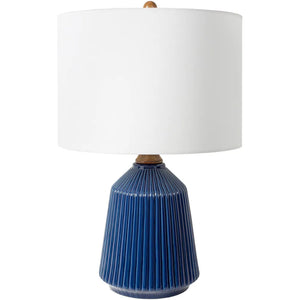 Elesa Modern Ceramic Table Lamp - 26"H x 15"W x 15"D