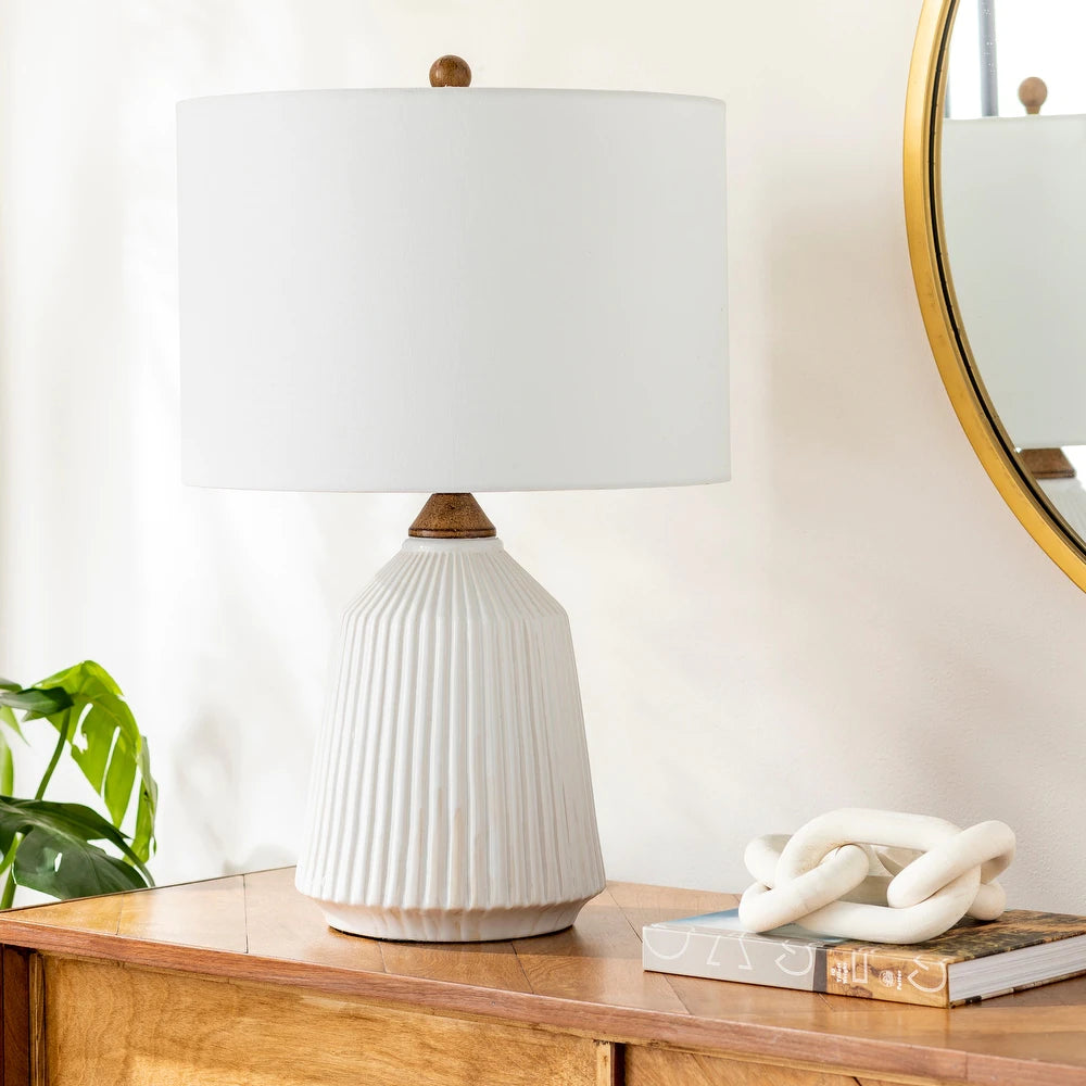 Elesa Modern Ceramic Table Lamp - 26