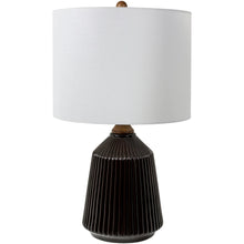 Elesa Modern Ceramic Table Lamp - 26"H x 15"W x 15"D