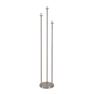 Ellsworth Brushed Steel 3 Light Torchiere