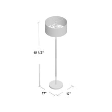 Contemporary Metallic Accents 61.5" Floor Lamp