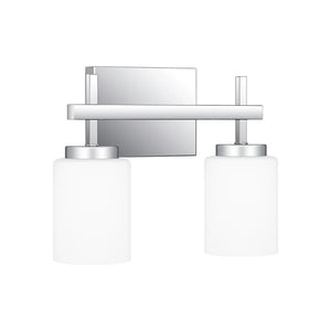 Ezra 2-Light Polished Chrome Bath Light