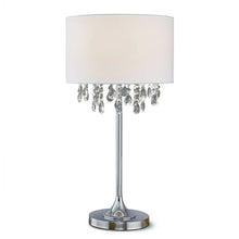 FLORENCE 27"H Crystal Pendants Table Lamp