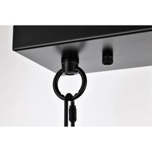 Funa 30 Inch Matte Black Kitchen Island Adjustable High with 5 Light