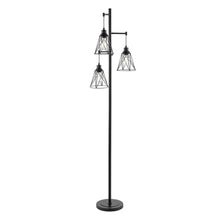 GetLedel 69" Industrial 3-Light Dimmable Tree Floor Lamp - Black