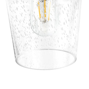 GetLedel 2-Light Vanity Light Sconce with Seeded Glass Shades