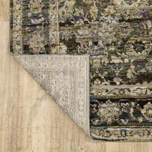 Faded Classic Border Soft Area Rug