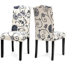 Gymax Set of 2 Tufted Dining Chair Upholstered Nailhead Trim Rubber - See Details