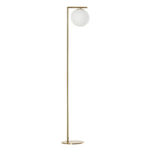 HOMCOM Metal Floor Lamp, Standing Light with Adjustable Lampshade for Living Room, Bedroom, Office