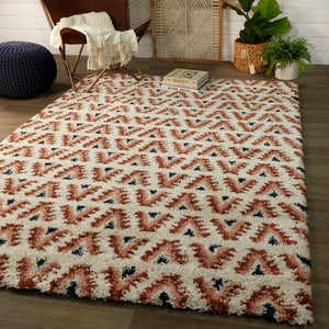 Geometric Moroccan Shag Berber Soft Area Rug