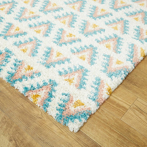 Geometric Moroccan Shag Berber Soft Area Rug