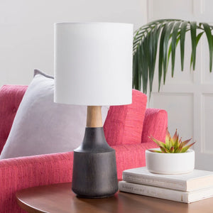 Hadrian Black Modern Table Lamp