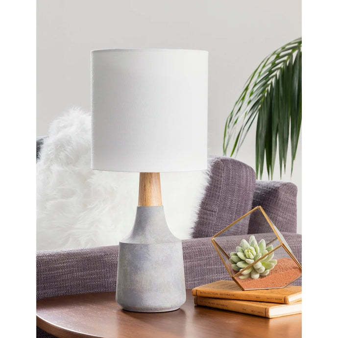 Hadrian Denim Blue Modern Table Lamp