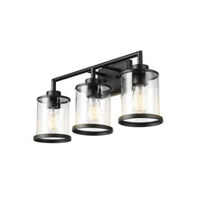 Harlow 5-Piece Matte Black All-In-One Bathroom Set - one size