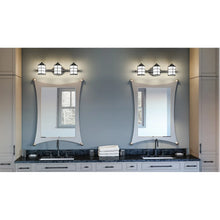 Harper 3-Light Matte Black Bath Light - Matte Black