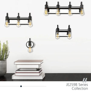 Industrial Modern Bathroom Vanity Lights,3-Light Indoor Sconces Wall Lighting Water Pipe