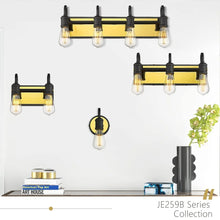 Industrial Modern Bathroom Vanity Lights,3-Light Indoor Sconces Wall Lighting Water Pipe